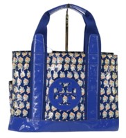 Tory Burch Blue Patterned Handbag