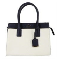 Kate Spade Navy & White Leather 2WAY Handbag