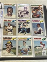 1977 TOPPS 18 BASEBALL CARDS ~ RYAN, YOUNT, JACKSO