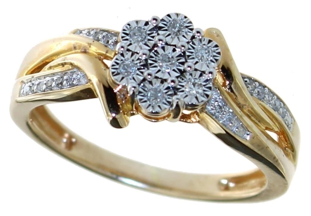 Antique Style Diamond Cocktail Ring