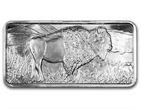 10 Ounce: Running Buffalo .999 Fine Silver Bar