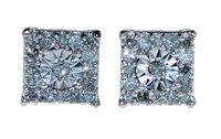 Brilliant Diamond Stud Earrings