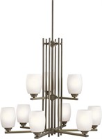 Kichler Eileen 28.25" 9 Light 2 Tier Chandelier