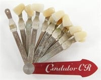 Vintage Candulor Dentalwerk Tooth Color Gauge