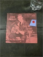 Elvis Love Me Tender RCA Victor 45 Record