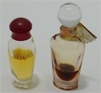 * Vintage Crystal Perfume Bottles, “Jontue” by