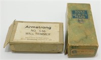 Vintage Armstrong No. S-66 Wall Trimmer with 5