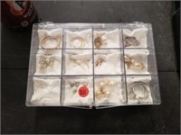 Plastic Container w/ Jewelry