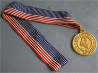 George Washington HS gold award medal & ribbon