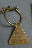 Early Monarch life insurance advertising watch FOB