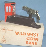 Vintage Wild West bank circa 1950's