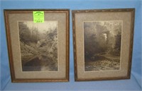 Pair of early 20th century framed photos