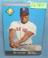 Mo Vaughn rookie baseball card