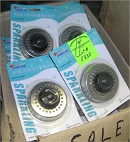 Brand new stainless steel sink strainers