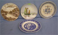 Group of 4 vintage collectible plates