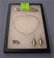 Collection of quality sterling silver jewelry