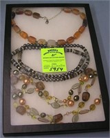 Group of quality costume jewelry necklaces