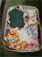 Tote of Towels, Fabric, Material