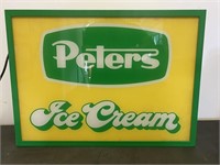Original Peter Ice Cream light box working