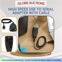 HIGH SPEED USB TO SERIAL ADAPTER WITH CABLE