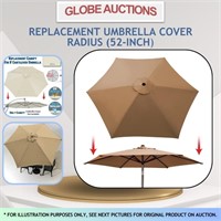 REPLACEMENT UMBRELLA COVER RADIUS (52-INCH)