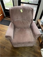 Rose Color Reclining Chair