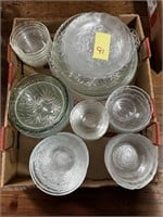 Box of Clear Glassware