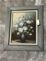 Blue Floral Painting