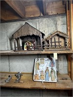Nativity Scene & Mangers