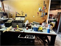 Tools & Items on Workbench & Wall