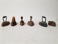 Six Antique Irons