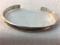 Native Sterling Silver Bangle Bracelet