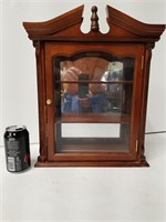 Small Mirrored Display Cabinet