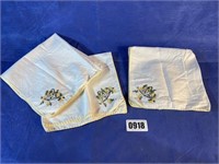 Vintage Embroidered Large Linens, Qty: 3