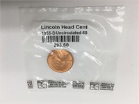Lincoln Head Cent 1955 D