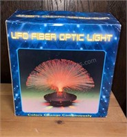 Vintage UFO Fiber Optic Light
