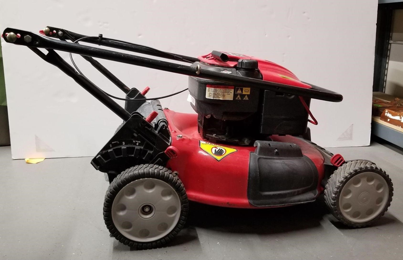 Folding Gas Lawn Mower