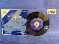 45 RPM Columbia Rhapsody In Blue Gershwin