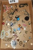 LOT VARIOUS VTG, JEWELRY PIECES