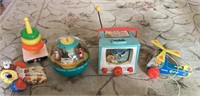 Vintage Fisher-Price toddler toys