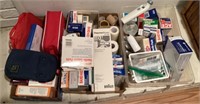 3 boxes of first aid supplies