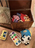 Storage box with toys