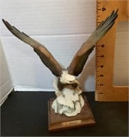 Bald eagle sculpture by Armani