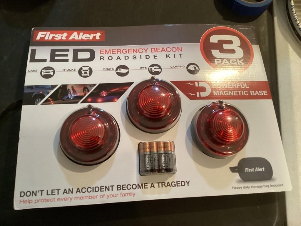 NEW LED emergency roadside kit