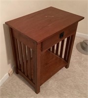 Mission-style end table