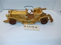 Vintage wood car collector series.