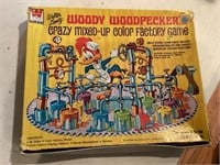 1972 Woody Woodpecker color factory game