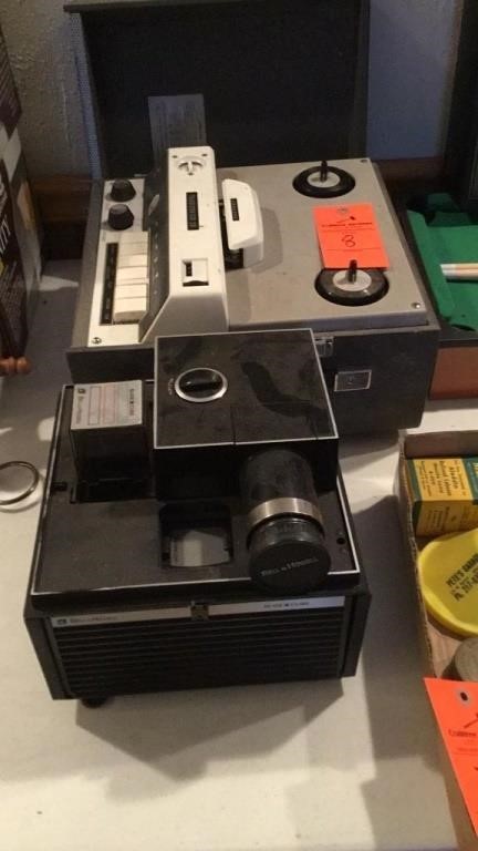 Vintage Concord reel to reel and Bell&Howell