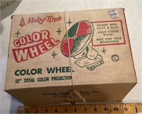 Holly-Time color wheel for aluminum Christmas tree