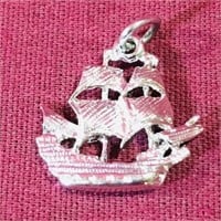 Sailboat Sterling Silver Charm
